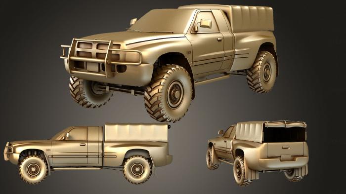 نموذج ثلاثي الأبعاد لآلة CNC السيارات والنقل مراوغة الجيش